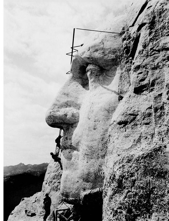 Monte Rushmore em Construção (1932)