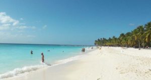 Praia em Santo Domingo, na Republica Dominicana