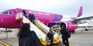 Wizz air, uma das companhias aéreas baratas na Europa (low cost)