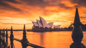 Uma vista privilegiada de Sydney, uma das cidades mais escolhidas quando o assunto é trabalhar na Austrália