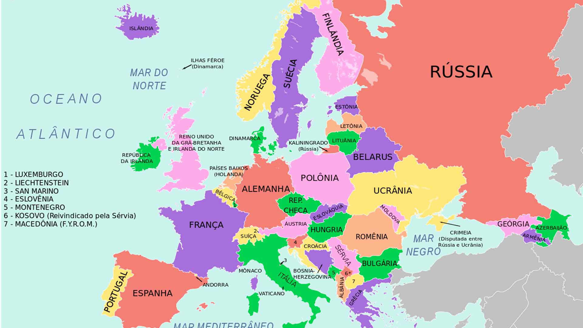 Países da Europa: conheça todas as capitais, mapa e curiosidades | Já