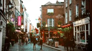Um dos pontos mais famosos de Dublin, capital da Irlanda